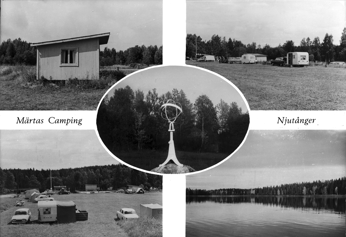 Vykort "Märtas Camping, Njutånger", Hälsingland


