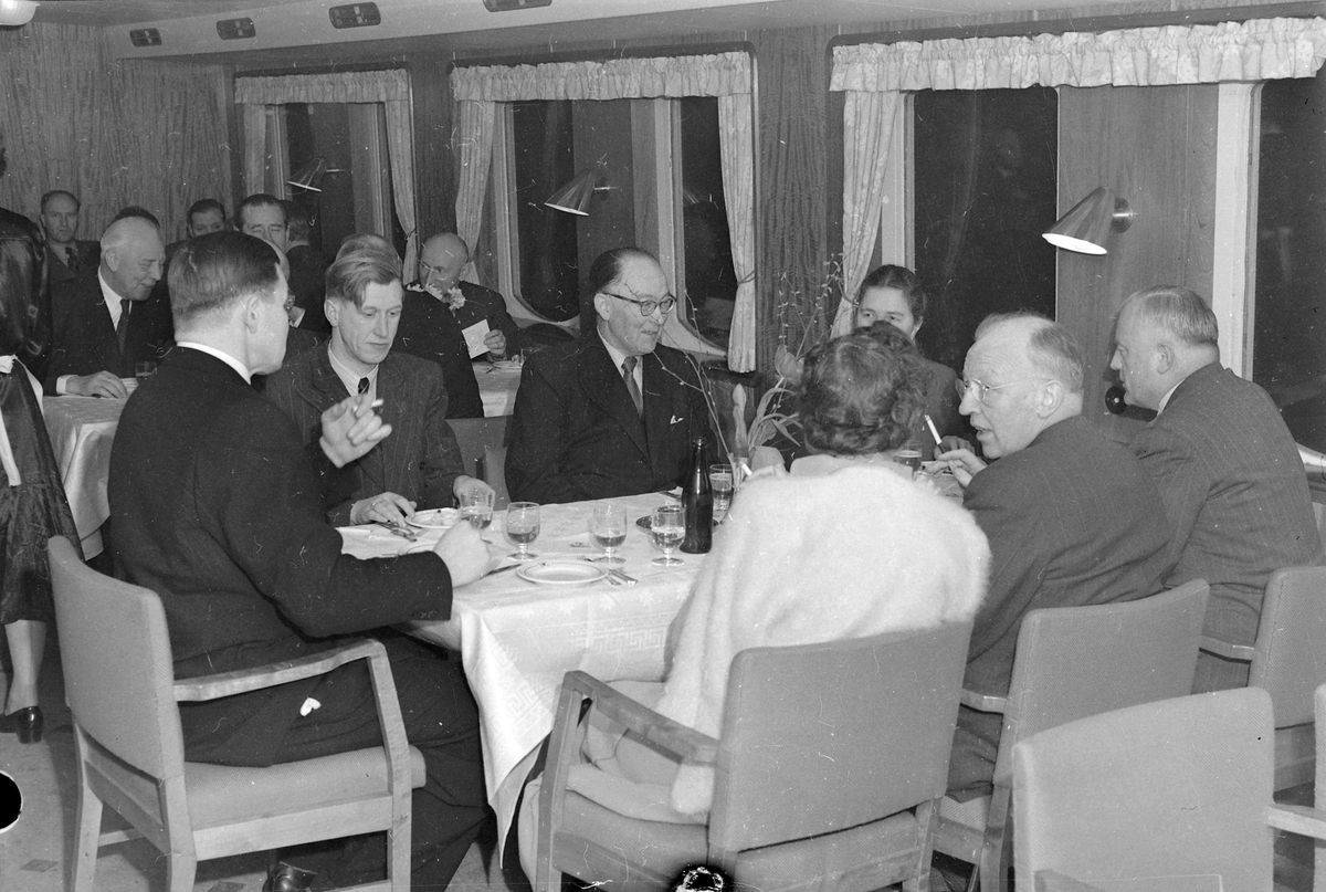 Hurtigrute Håkon Jarl på sin første tur nordover.