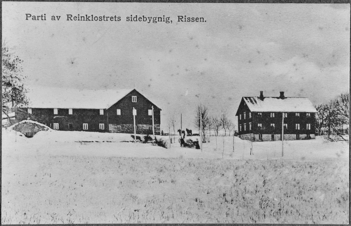 Postkort driftsbygninger Reins Kloster, Rissa