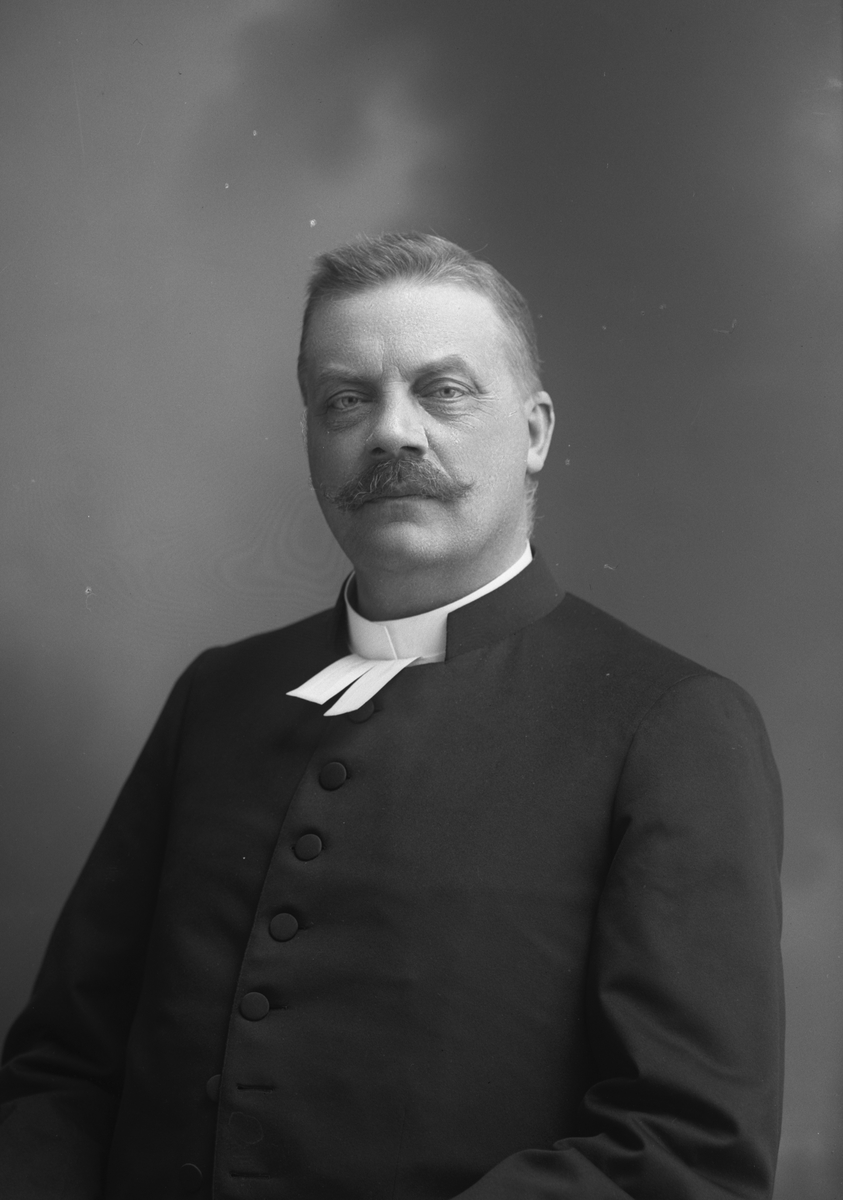 Nils Björkbäck. Levde mellan åren 1864-1931. Kyrkoherde i Järbo 1903 - 1922.