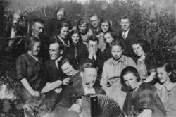 Fra Johan Bernhardsens bryllup i Bryggerhaug i 1920årene