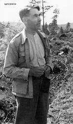 Forsøksleder, seinere professor Elias Mork (1897-1974), foto