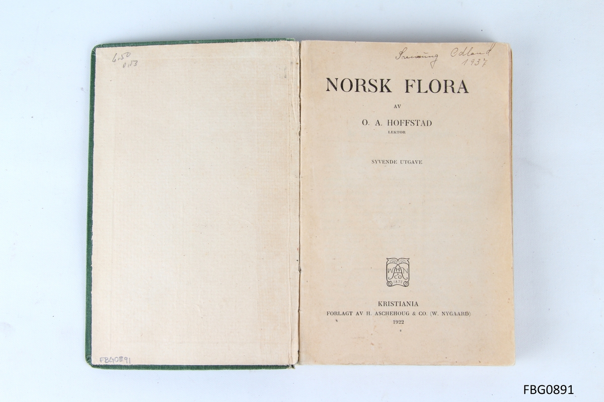 Lærebok om norsk flora