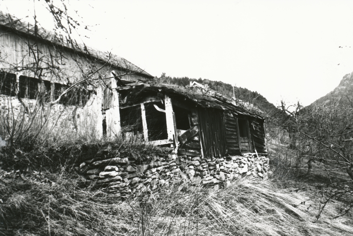Dokumentasjonsbilder i serie av Lingestova i Valldal.