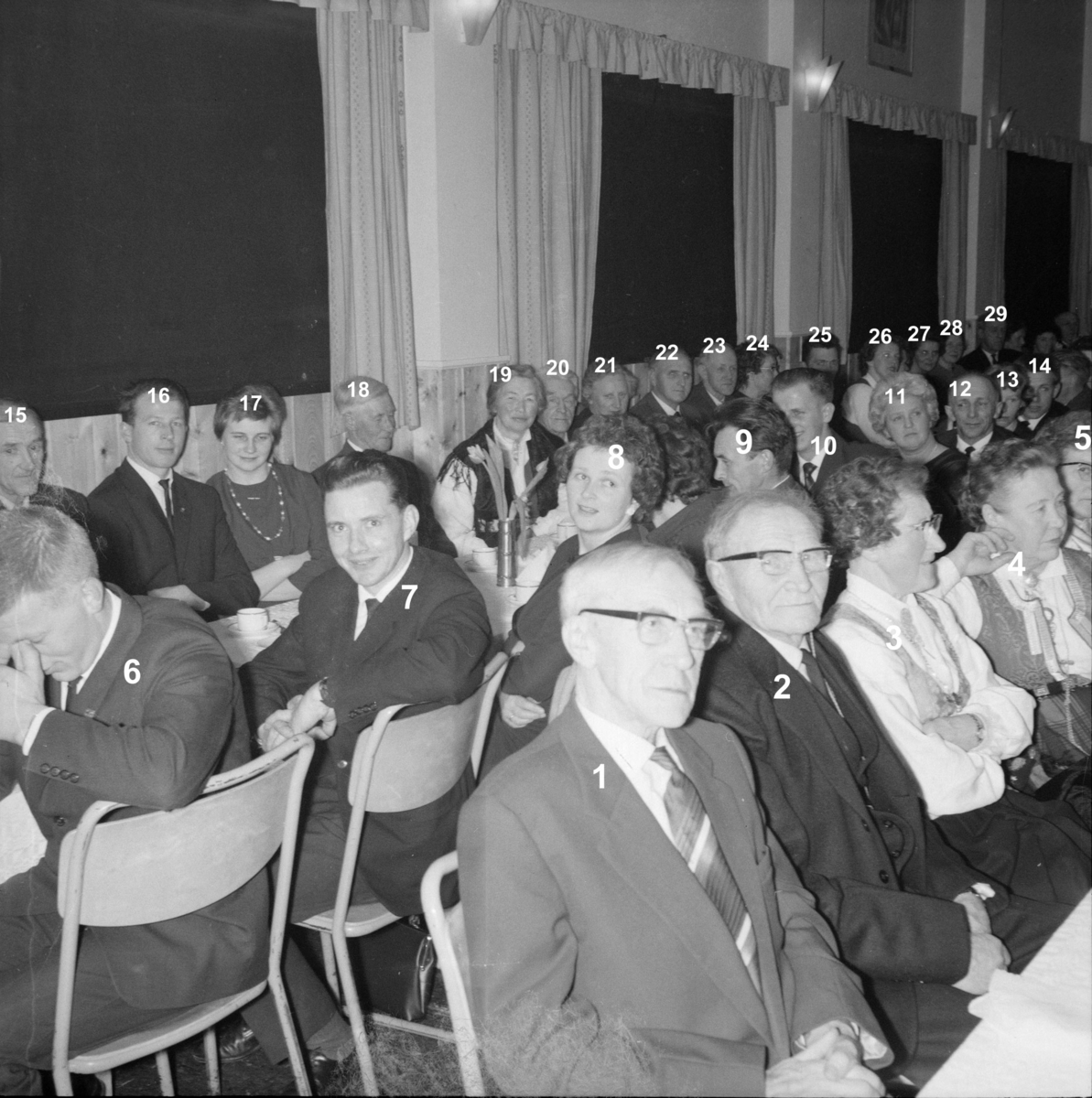 Jubileumsfest, Ungdomslaget Nytbrott, 1965. Å Samfunnshus.