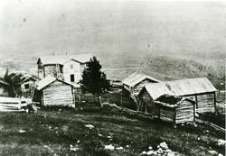 Garden Skaret i Stavedalen, Sør-Aurdal. Tatt i 1890-åra.