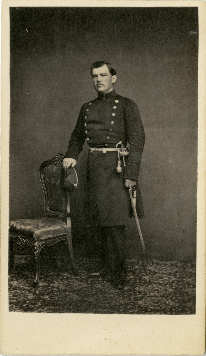 Porträtt av okänd löjtnant.