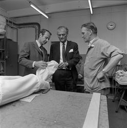 Besøk fra Svenska Fläktfabriken i poseverksted.