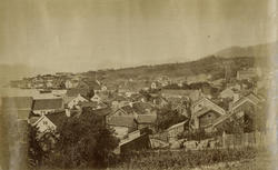 Molde med utsikt over byen med "Krubbo" I forgrunnen. Sett f