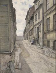 Vinkelgata [Forstadsmotiv]