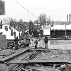 Ildfast bygg under oppføring på Borgarsyssel Museum i Sarpsb