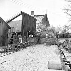 Ildfast museumsbygg under oppføring på Borgarsyssel Museum i
