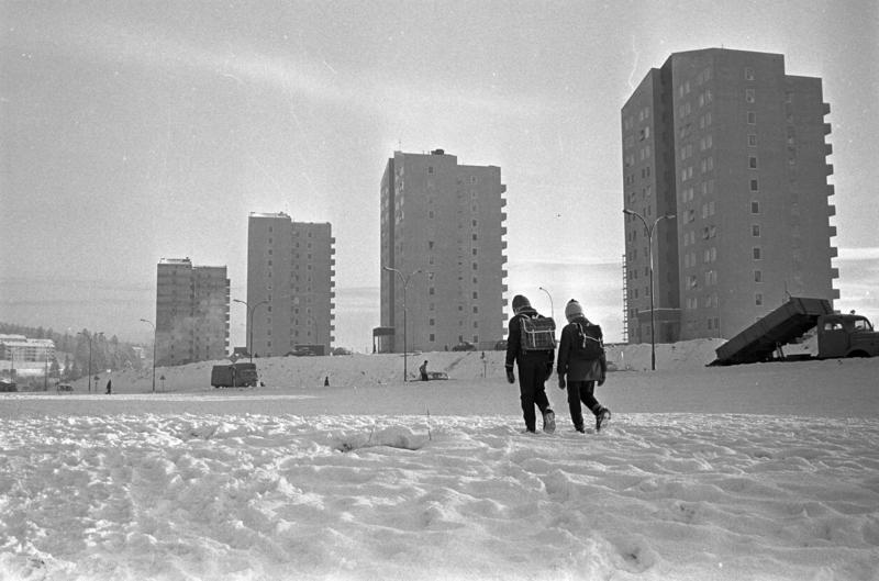 Høyhus på Refstad, Oslo. 1961. (Foto/Photo)