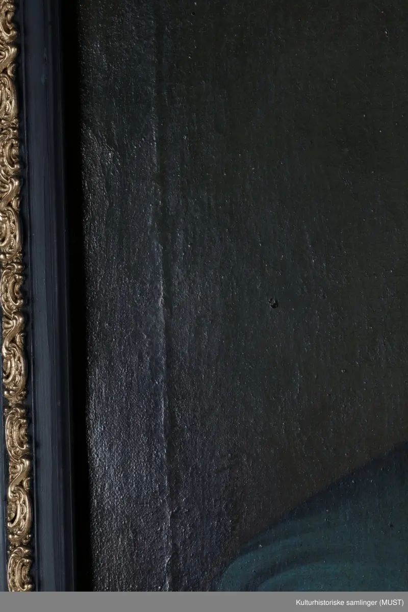 Portrett av Lauritz Claus Nielsen Bugge (1712-1773)
(NB! Hvilket fødselsår er riktig? På lapp bak på maleriet står det 1/11-1714, mens i Ledaal-føreren står det 1712- MJ)