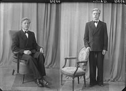 Portrett. Ung mann - konfirmant. Bestillt av Jostein Larsen.