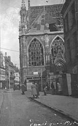 Dunkerque. Bygate i Frankrike. Til venstre vises et større k