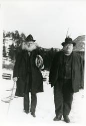 Elling Goplerud saman med Anders Mehlum.