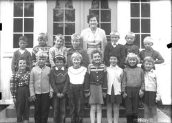 Skolebilde fra folkeskolen, Nesheim skole.