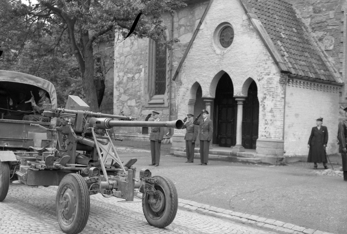 Luftvernartelleriets parade