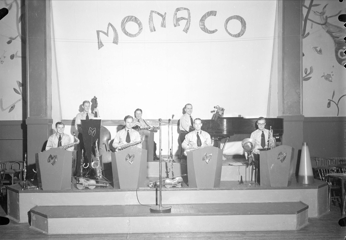 Danssalongen Monacos orkester, Uppsala 1938
