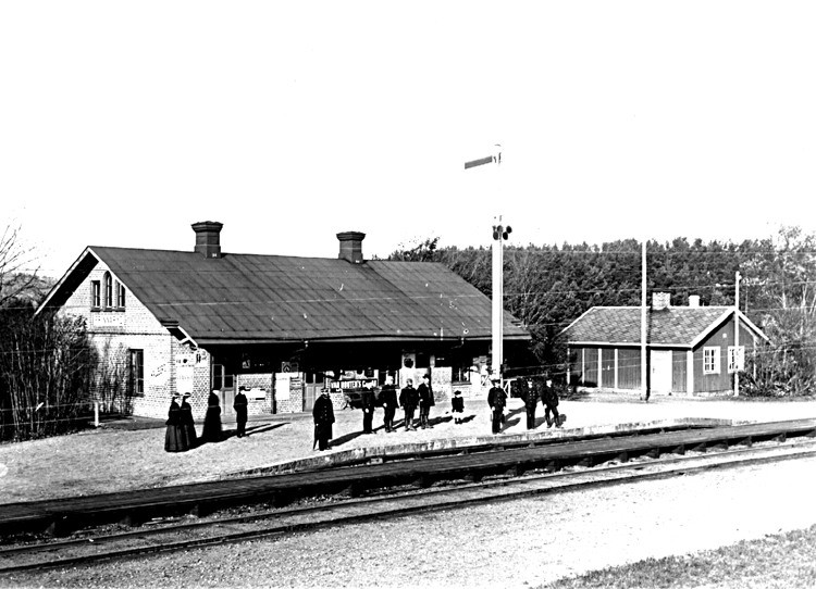 Frinnaryds station 1890-talet.