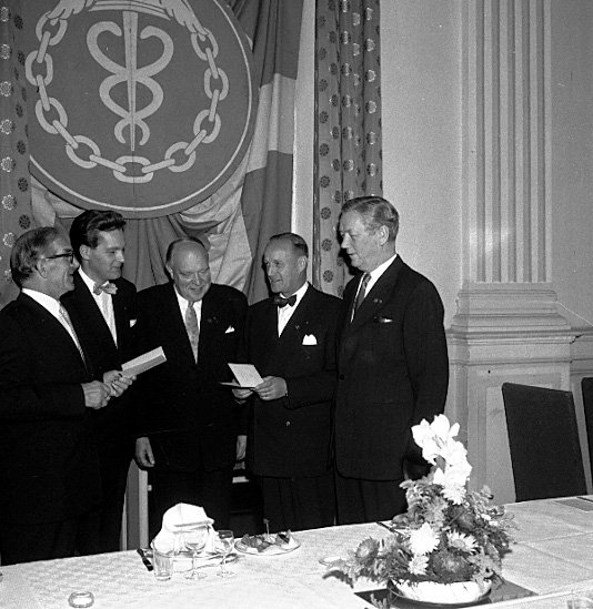 Skara köpmannaförenings 50-årsjubileum 20/9 1958.