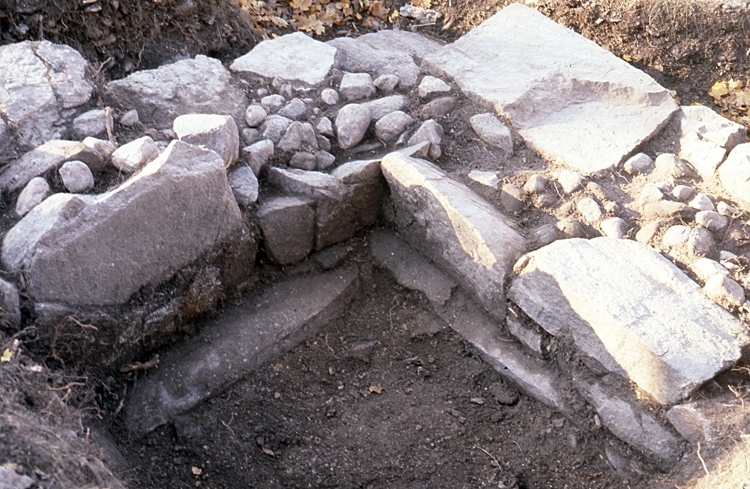 Utgrävning av Ölanda kyrka.