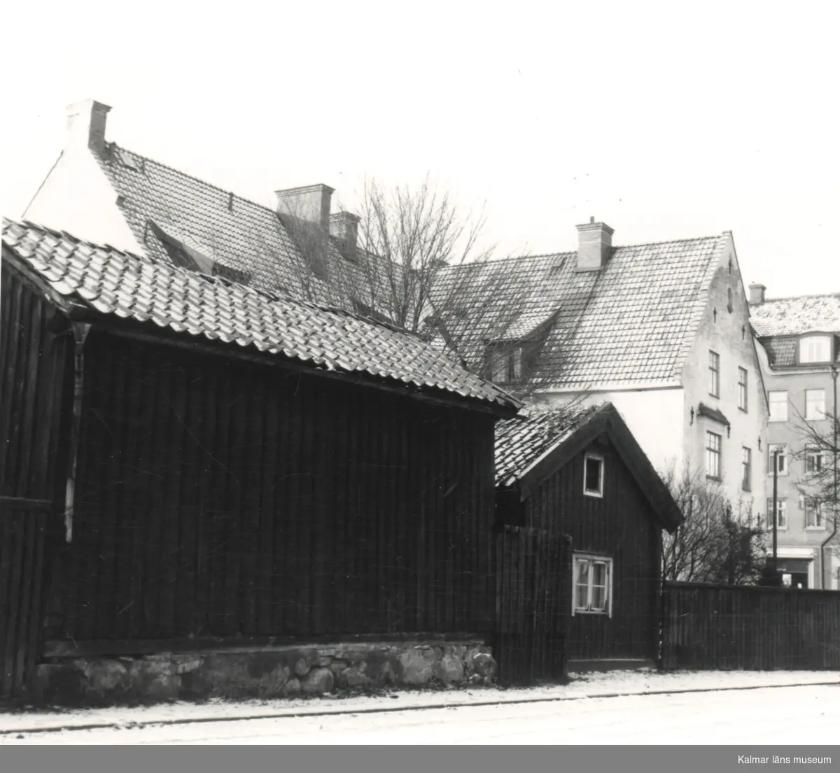 Bläckan 2, åt Jenny Nyströms gränd [före detta Tullgatan].
Foto: KG Pettersson 13/12 1961.
