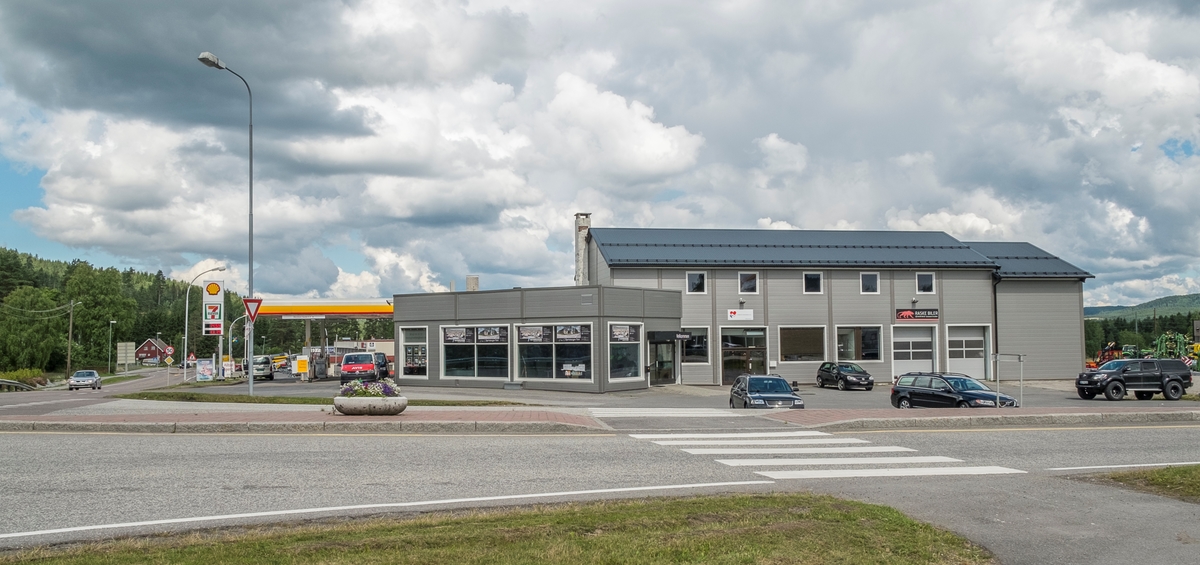 Shell bensinstasjon Kompveien Bjørkelangen Aurskog-Høland