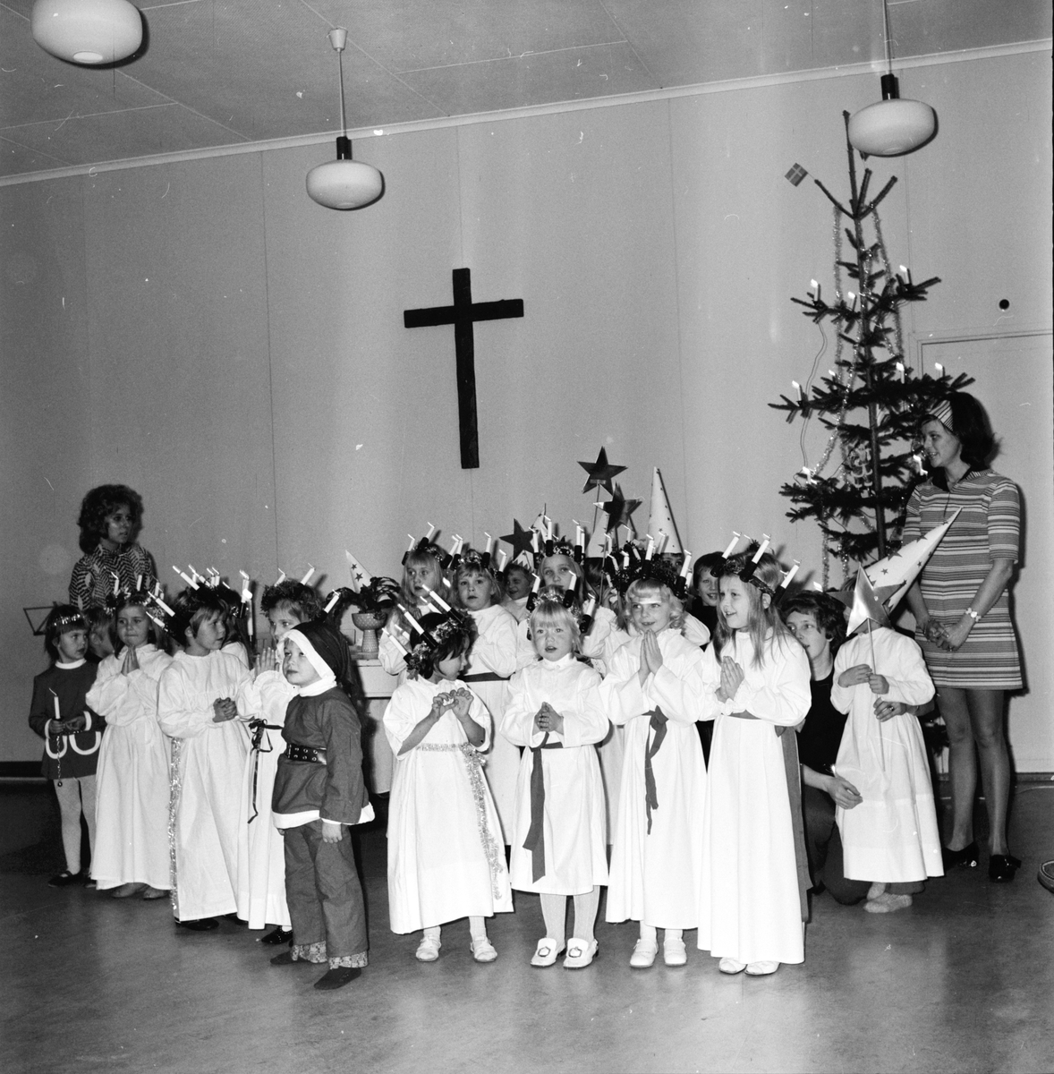 Arbrå,
Barntimme,
Julfest,
December 1971