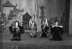 kinesisk dans. Kina. Japan. Serie med revyfoto fra Kristians