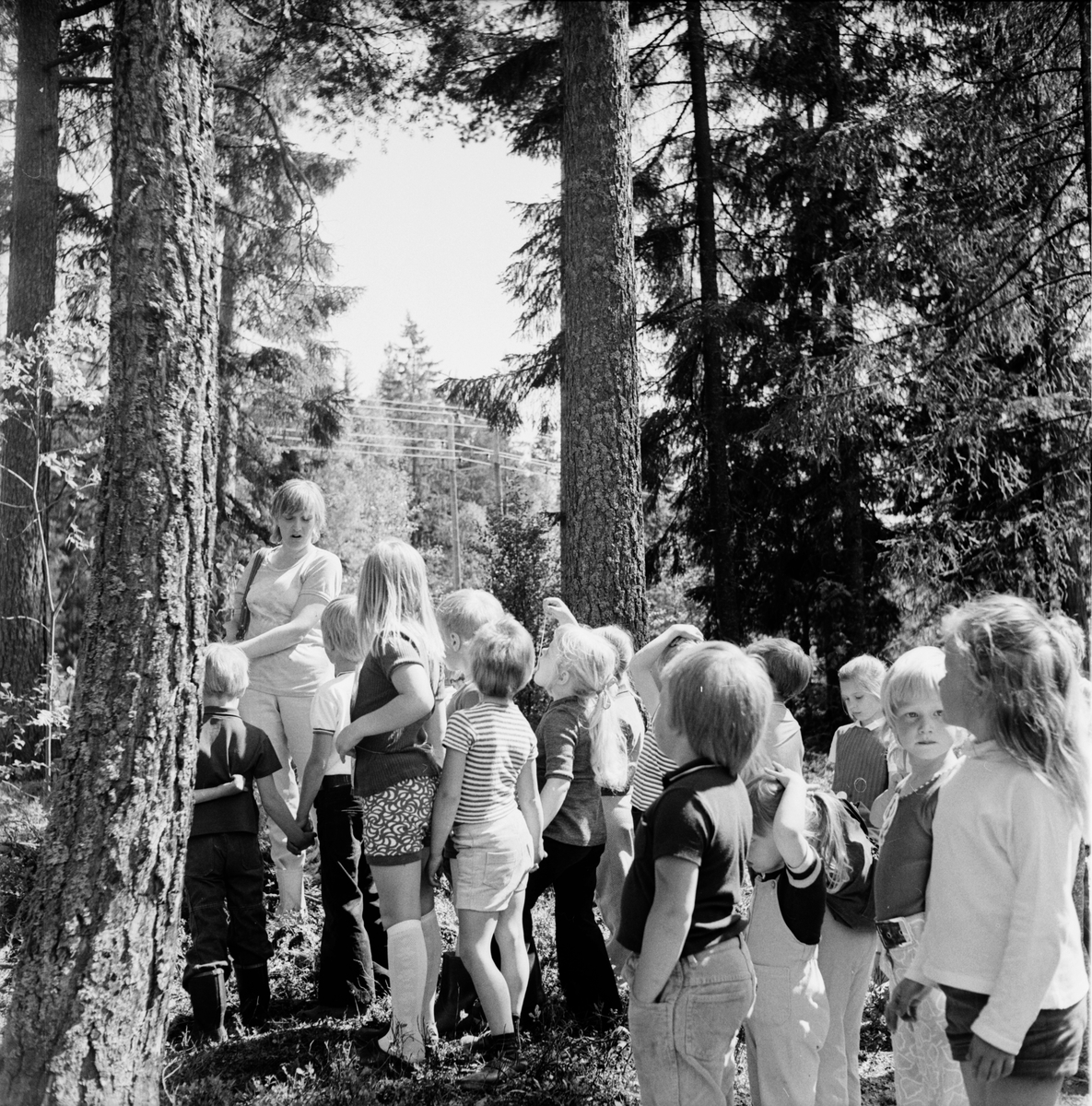 Arbrå,
Skogsmulle-skolan i Arbrå avslutas,
Juni 1972