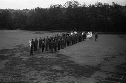 Milorggruppa på Kolbu (HS1432-4), samt lotter, deffilerer på