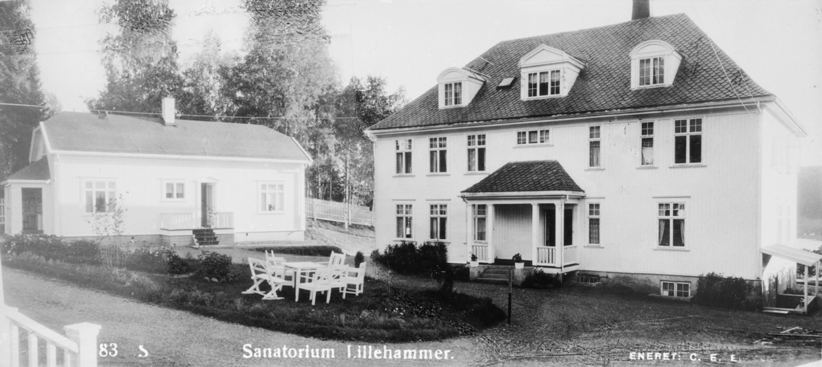 Skogsborg sanatorium i Lillehammer. Senere Bellevue. - Maihaugen ...