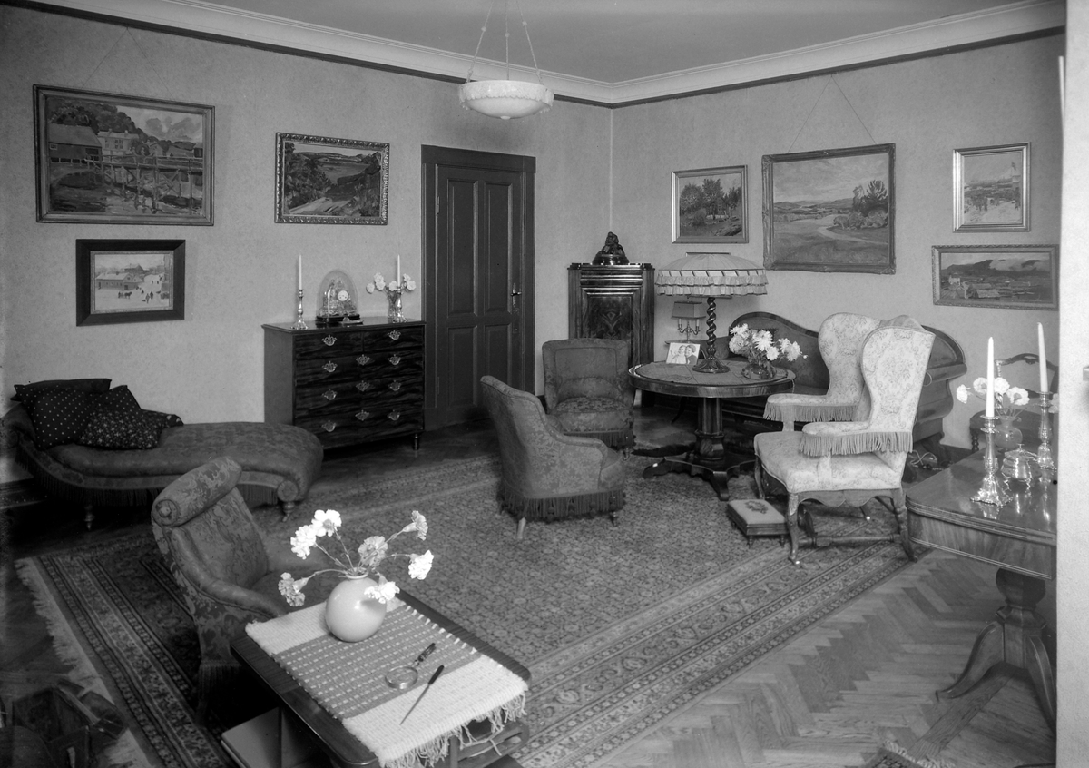 Interiør hos Henrik Bauck i Arkitekt Christies gate 8