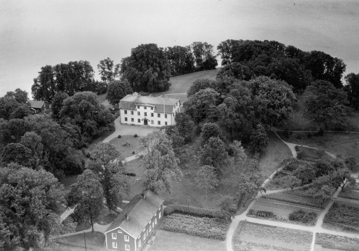 Flygfoto över Näsbyholm i Fryele, Värnamo kommun. Nr. H. 1894.