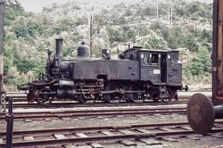 Damplokomotiv type 20b nr. 201 på NSBs verksted Krossen ved 