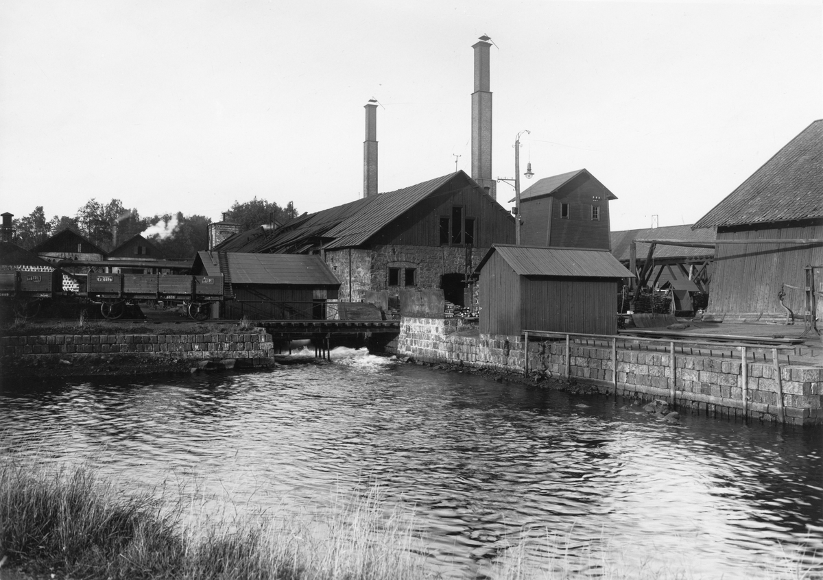 Smältmedjan vid Horndals järnbruk, 1907.