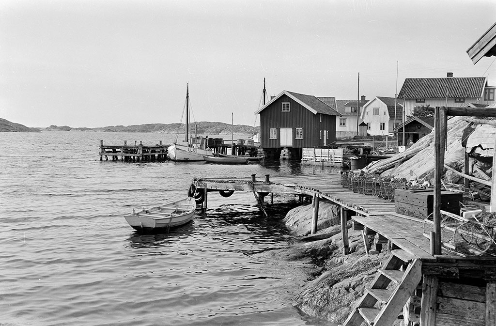 Motiv från Bohuslän ur bildsamlingen efter fotograf Carl Alfred Träff.