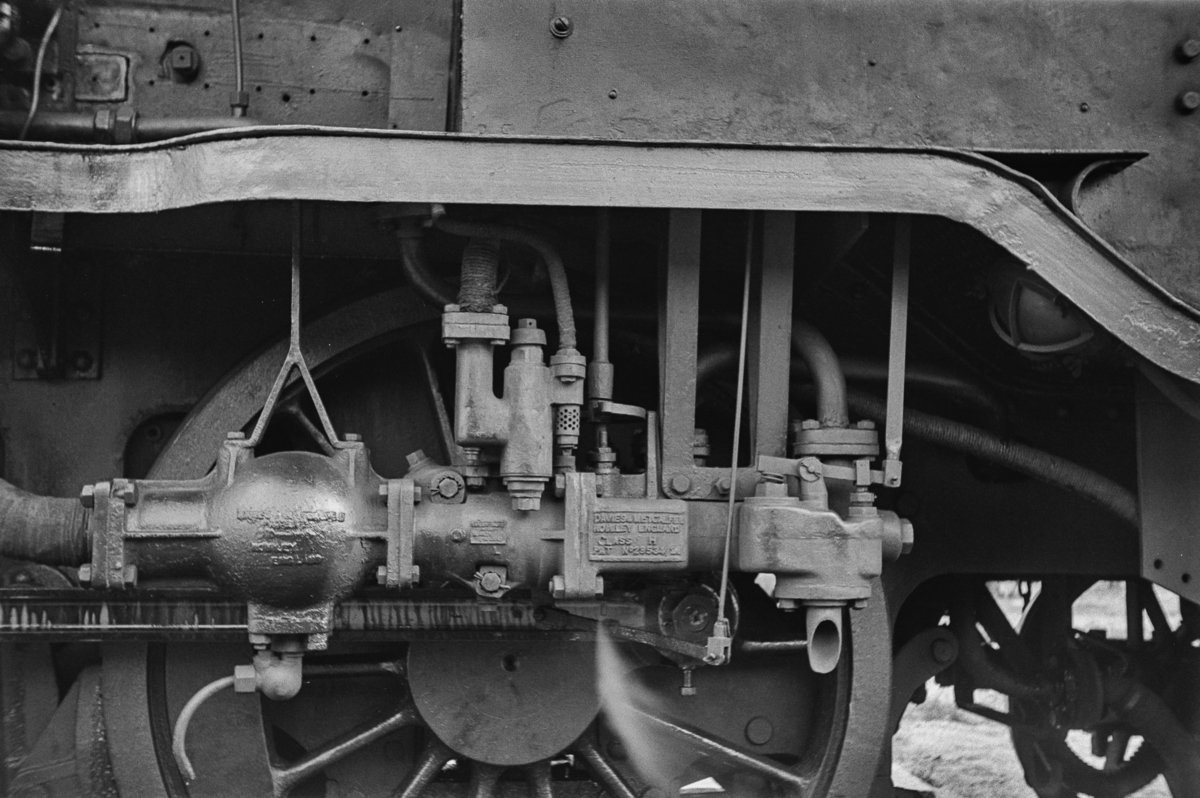 Detalj av damplokomotiv type 18c nr. 233.
