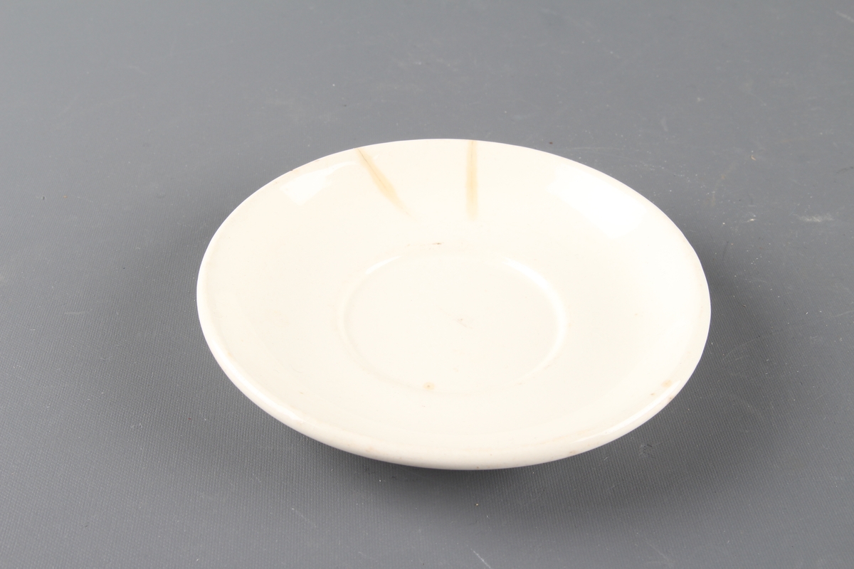 Kaffeservise bestående av asjett, kaffekopp med underskål