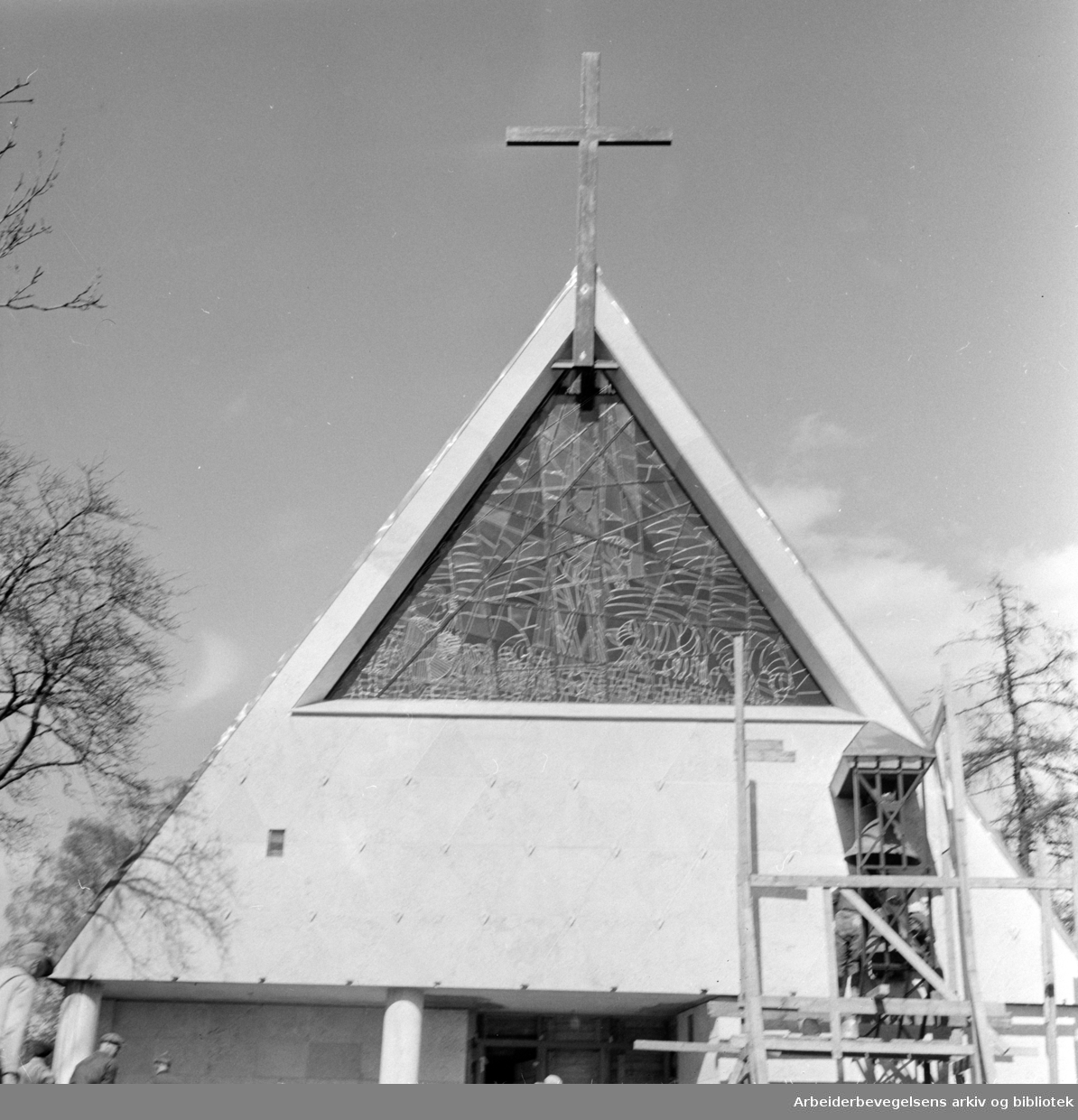 Torshov kirke, den nye. Mai 1958