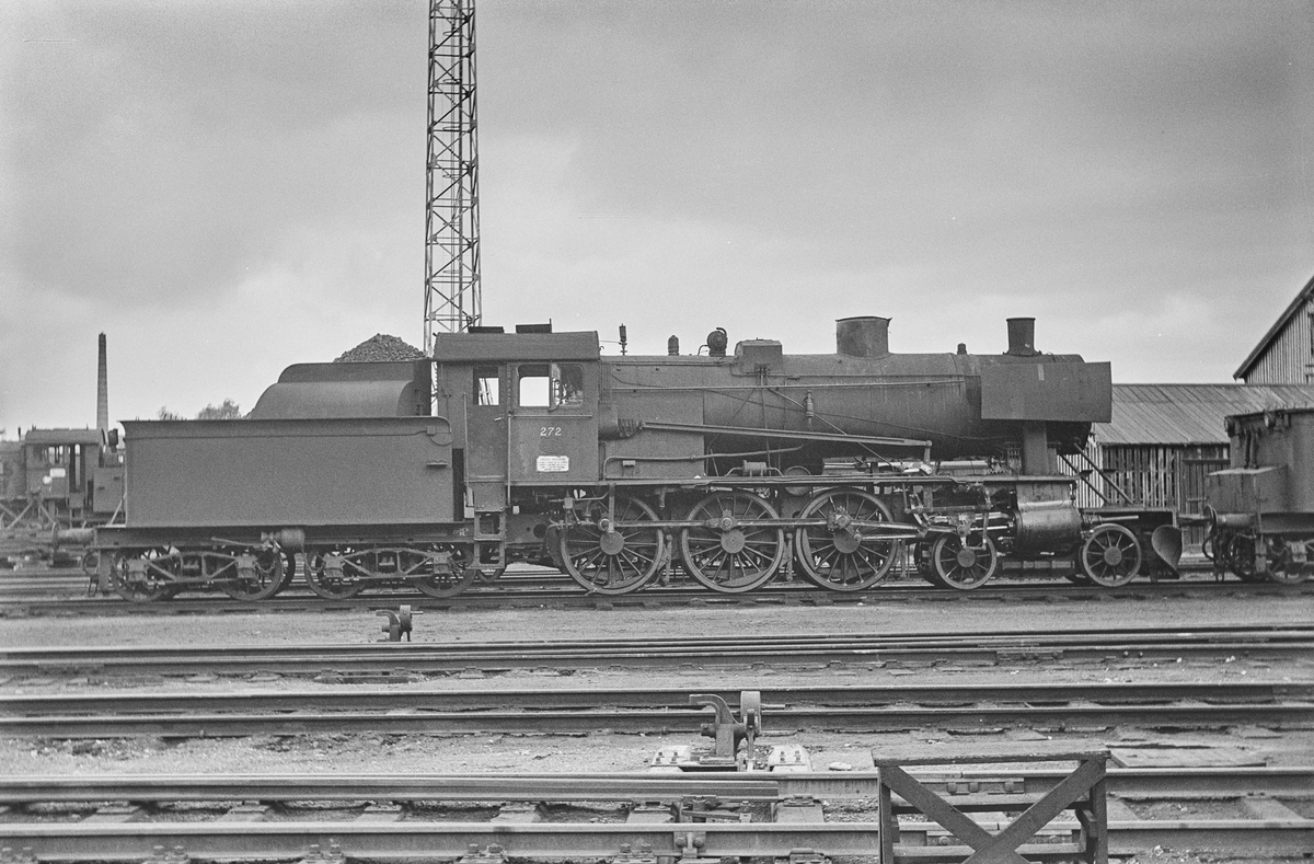 Damplokomotiv type 30a nr. 272 på Marienborg ved Trondheim.