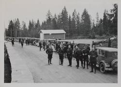 Retur fra Randsfjordkonflikten, ved Sollihøyden i 1932