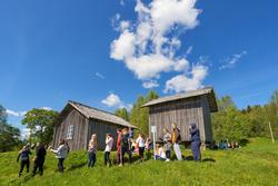 Skoleelever på Oppistun Børli, arrangement i regi av Kongsvi