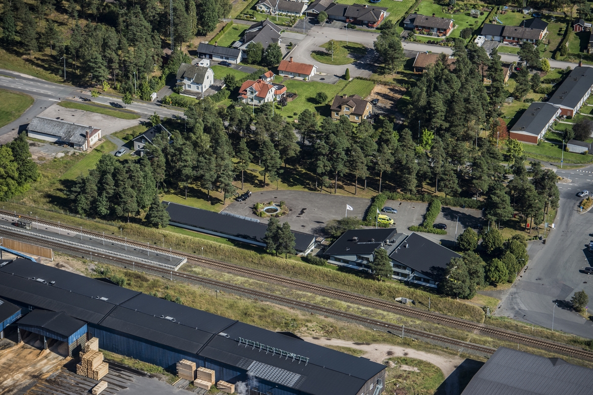 Flygfoto över Klevshult i Vaggeryds kommun.