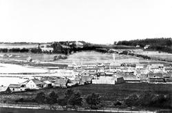 Værlebukta i Moss, ca.  1860-1870.