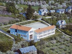 Flyfoto, Opedal skule, Opedal, Lofthus