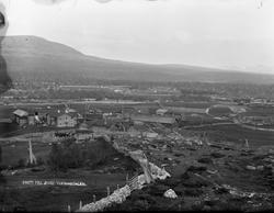 bebyggelse, landskap, steingjerde