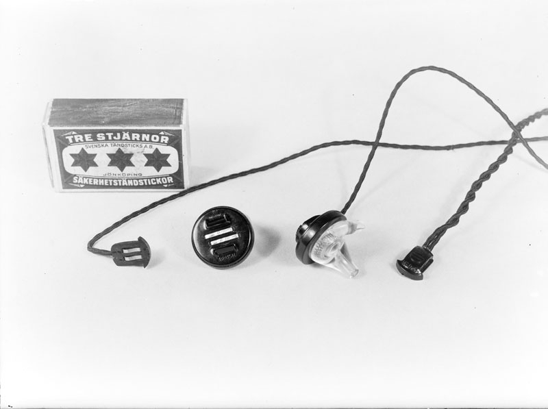 Miniatyrmottagare typ 31/1, Hörtelefoner